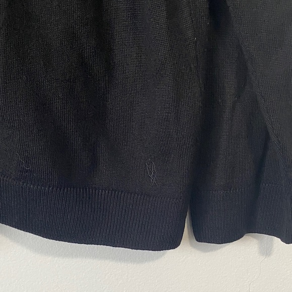 Mexx Metropolitan merino wool blend Black V-Neck Sweater size XXL - Picture 3 of 11